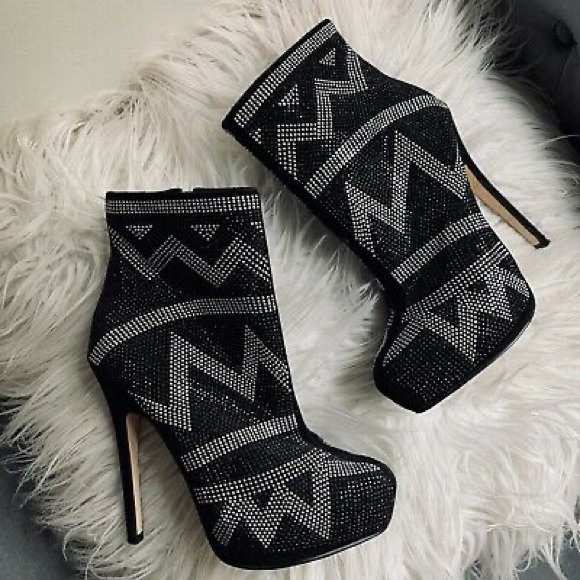 rhinestone boots aldo